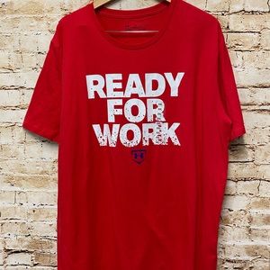 NWT men’s Under Amour baseball tshirt